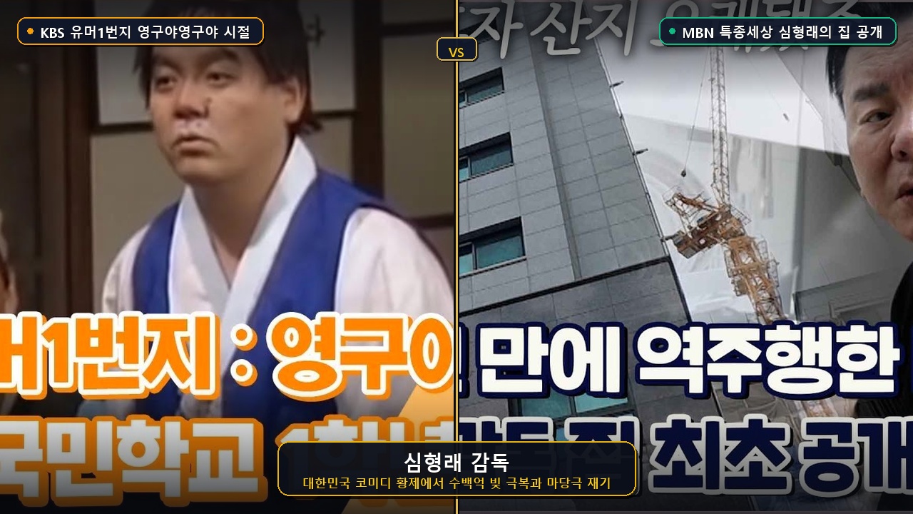 심형래 감독 전성기와 최신 근황 비교