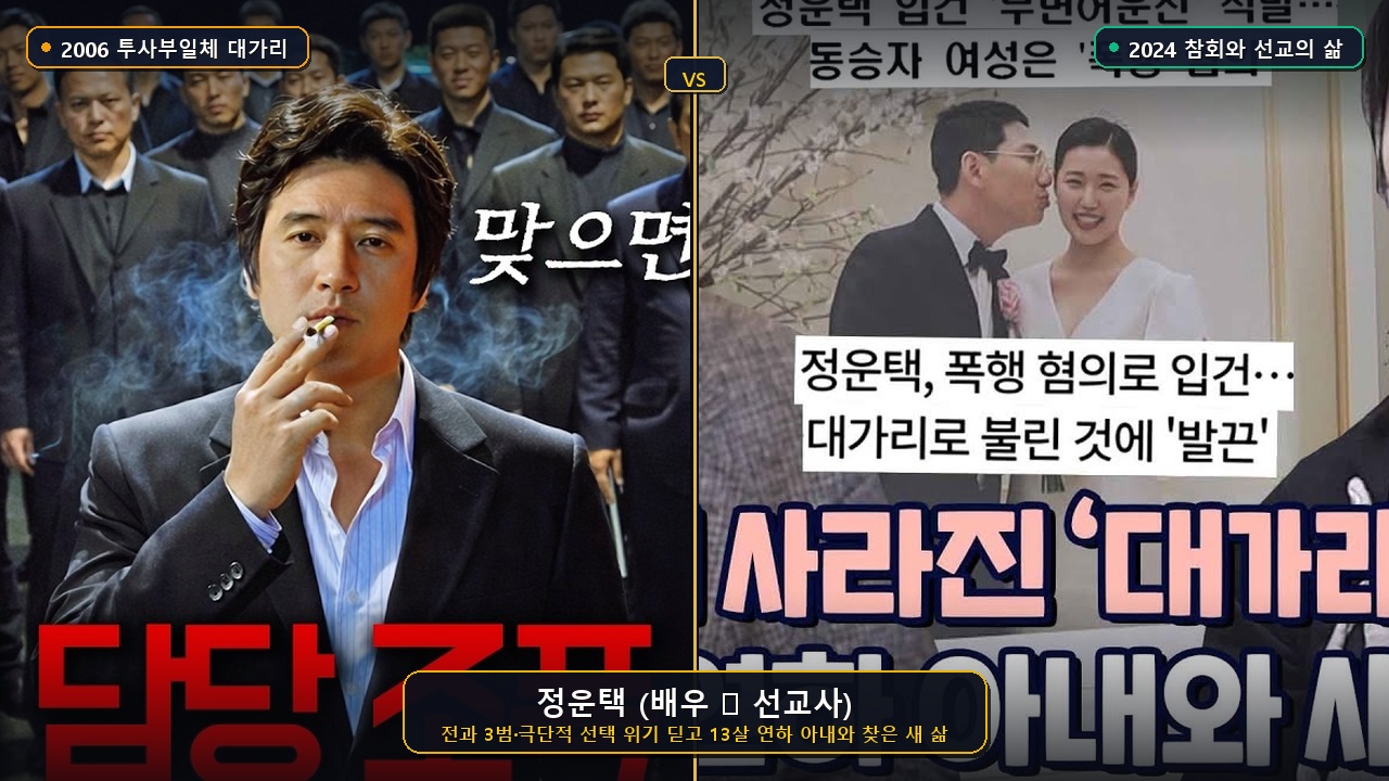 정운택 전성기와 최신 근황 비교